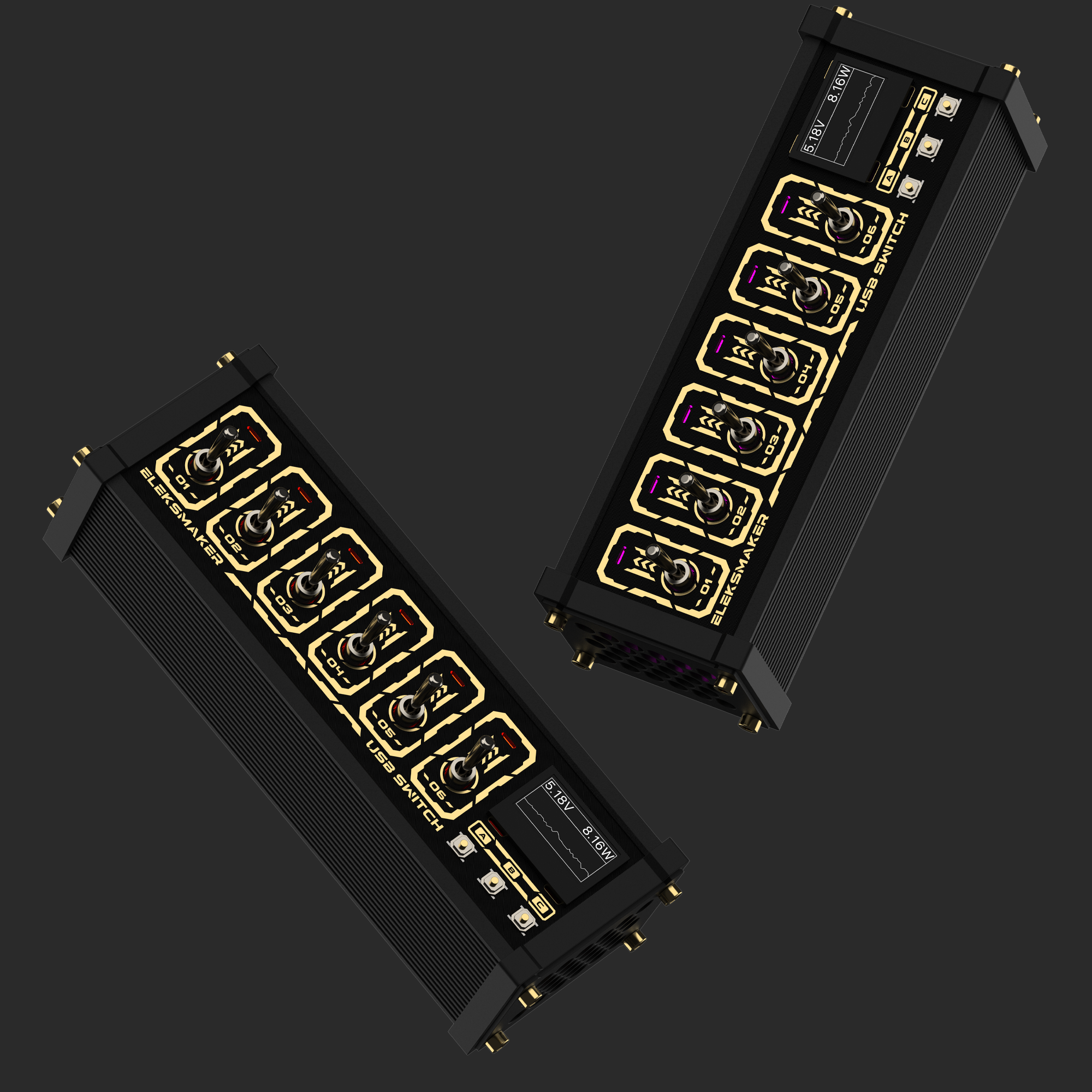EleksMaker MK5 — Modular Block USB Switch Hub