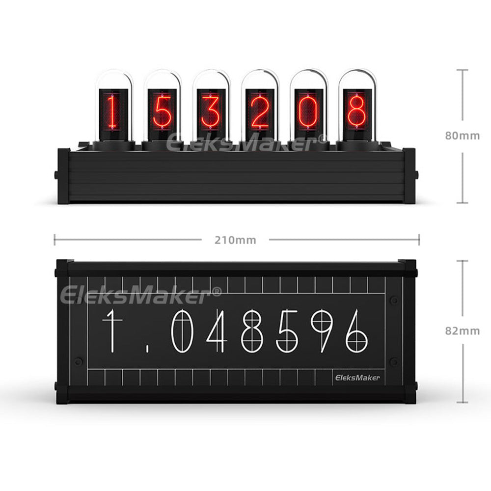 EleksTube IPS GEN3 Classic Edition 6-Bit Digital Clock