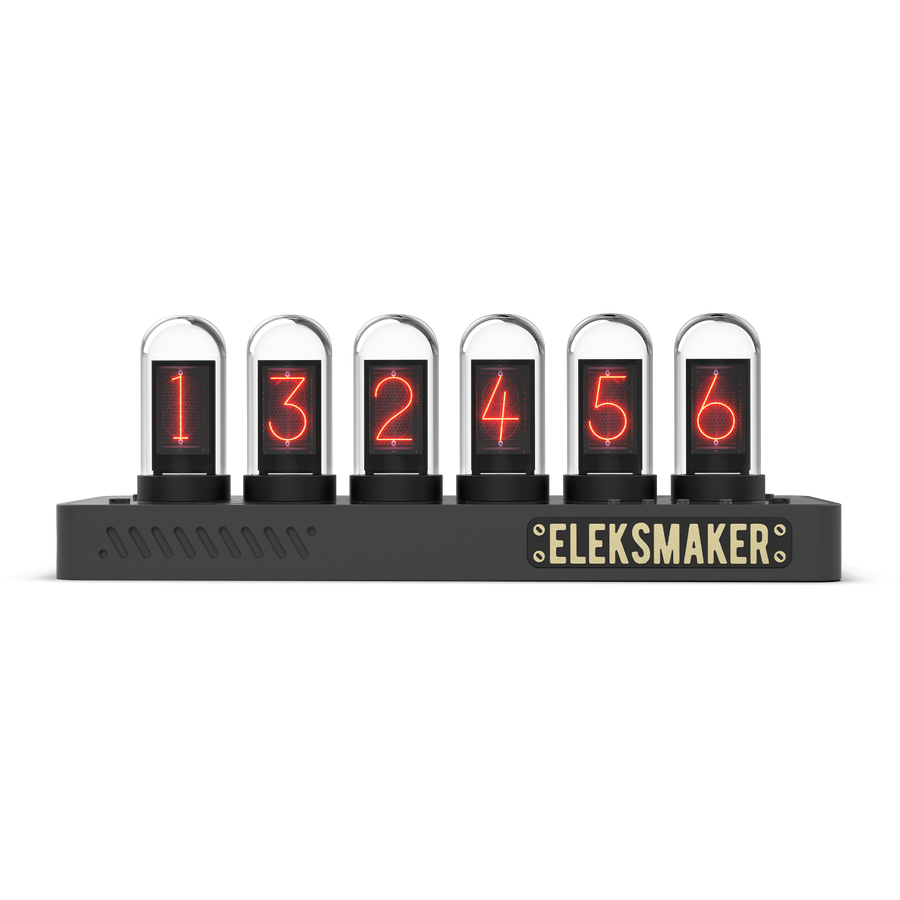 EleksMaker EleksTube IPS PRO — CNC Aluminum 6-Bit Nixie Tube Clock