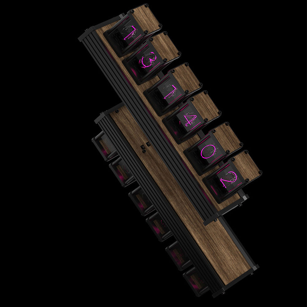 Elekstube R 6-Bit Kit Electronic Led Luminous Retro Glows Analog Nixie Tube Clock