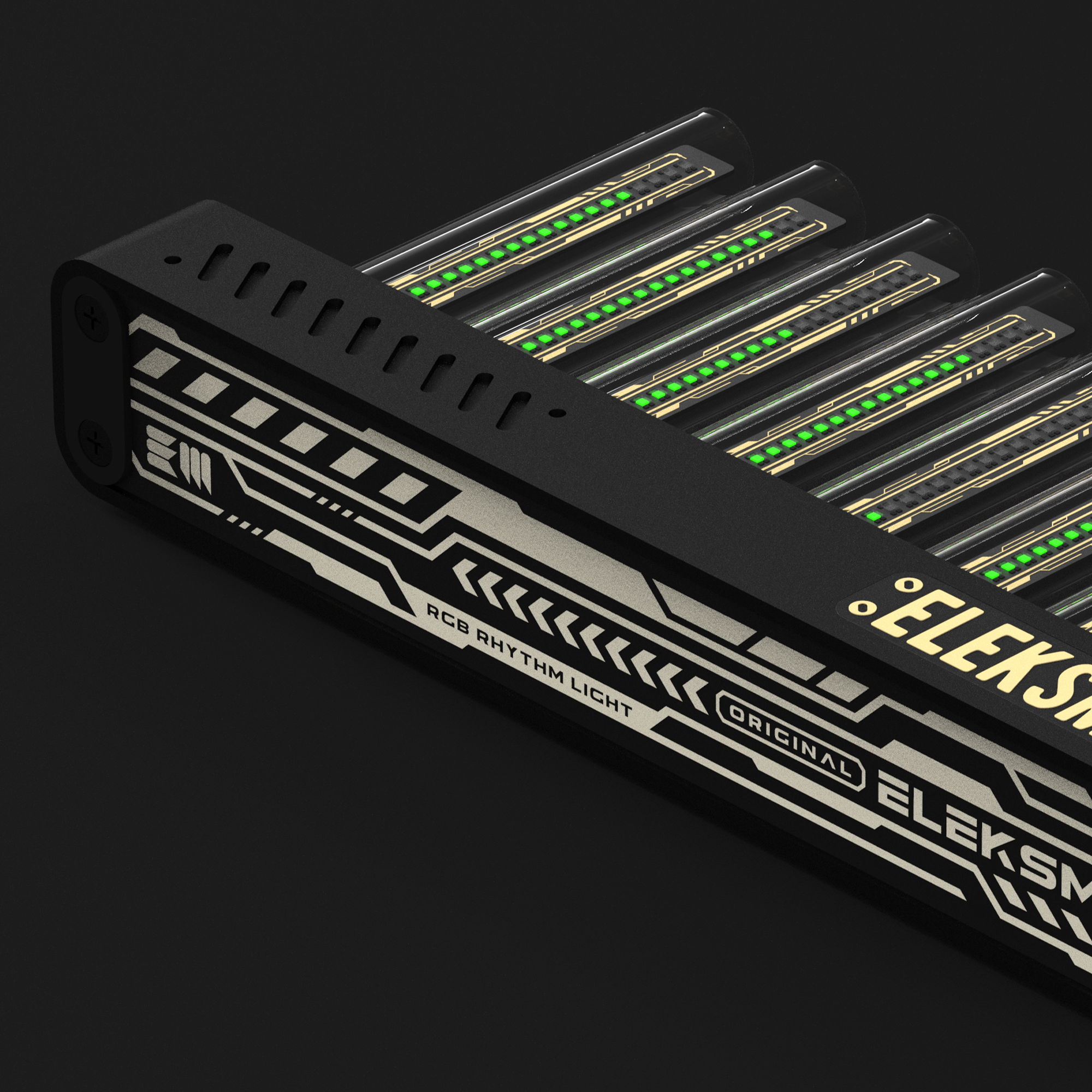 T10 | RGB Simulated Glow Tube Rhythm Lamp