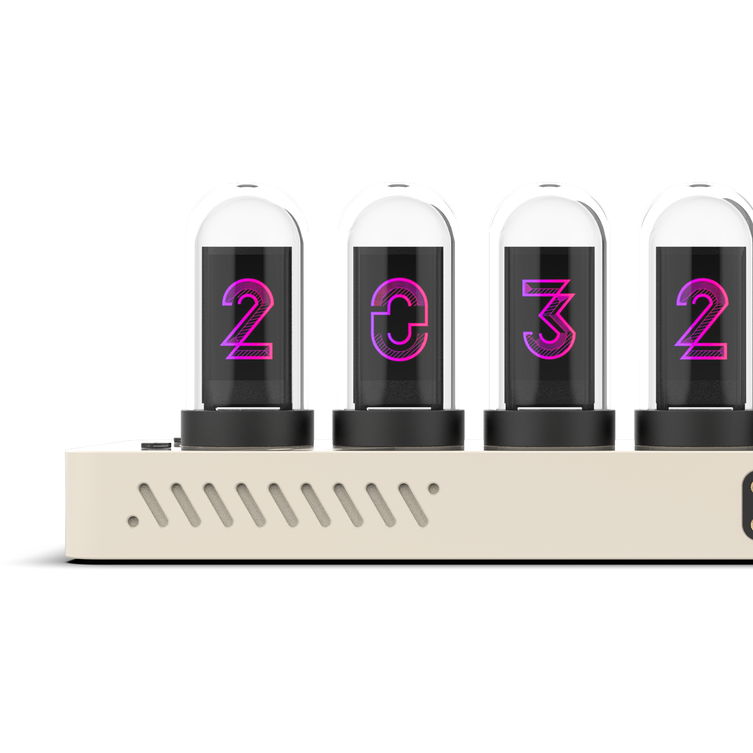 EleksMaker EleksTube IPS PR1 — Pepper White Edition Nixie Tube Clock