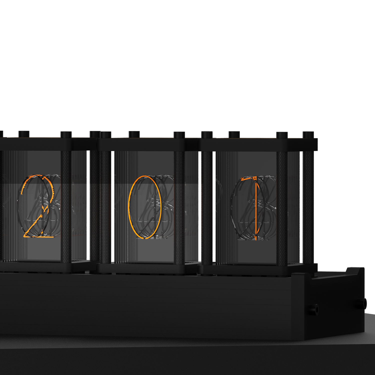 EleksTube R2 6ビット電子LED発光レトログローアナログニキシー管時計