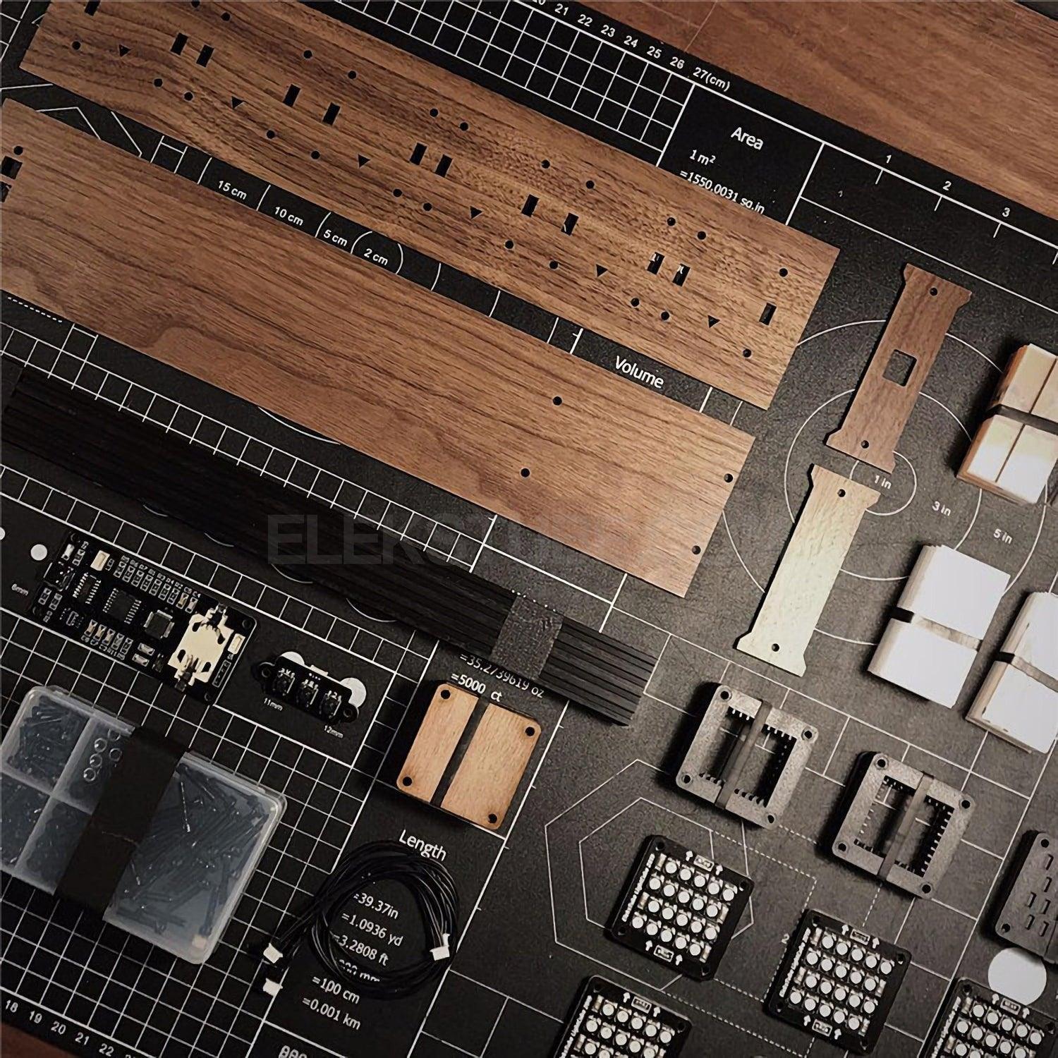 Elekstube R 6-Bit Kit Electronic Led Luminous Retro Glows Analog Nixie Tube Clock - EleksTube IPS Global - EleksMaker