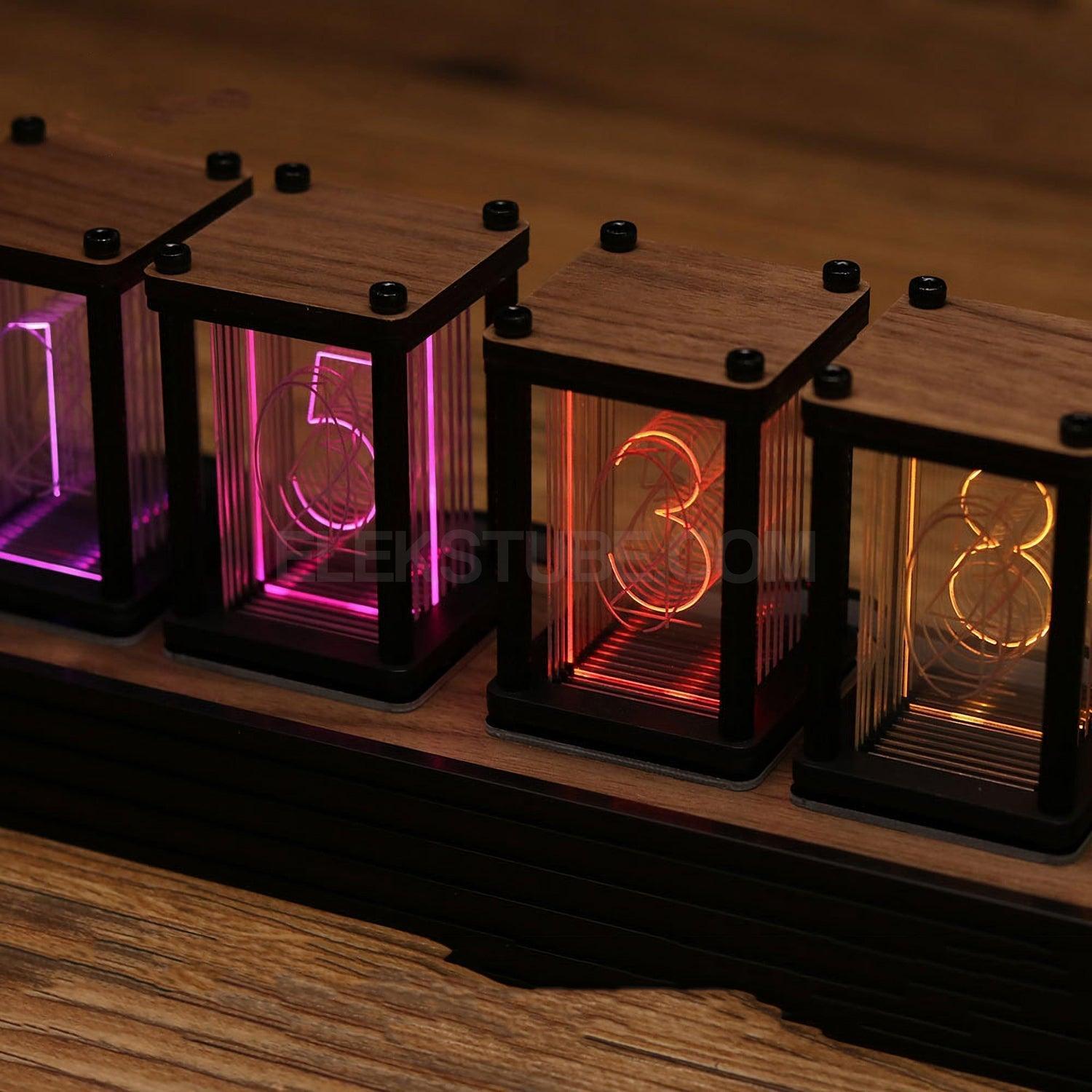 Elekstube R 6-Bit Kit Electronic Led Luminous Retro Glows Analog Nixie Tube Clock - EleksTube IPS Global - EleksMaker