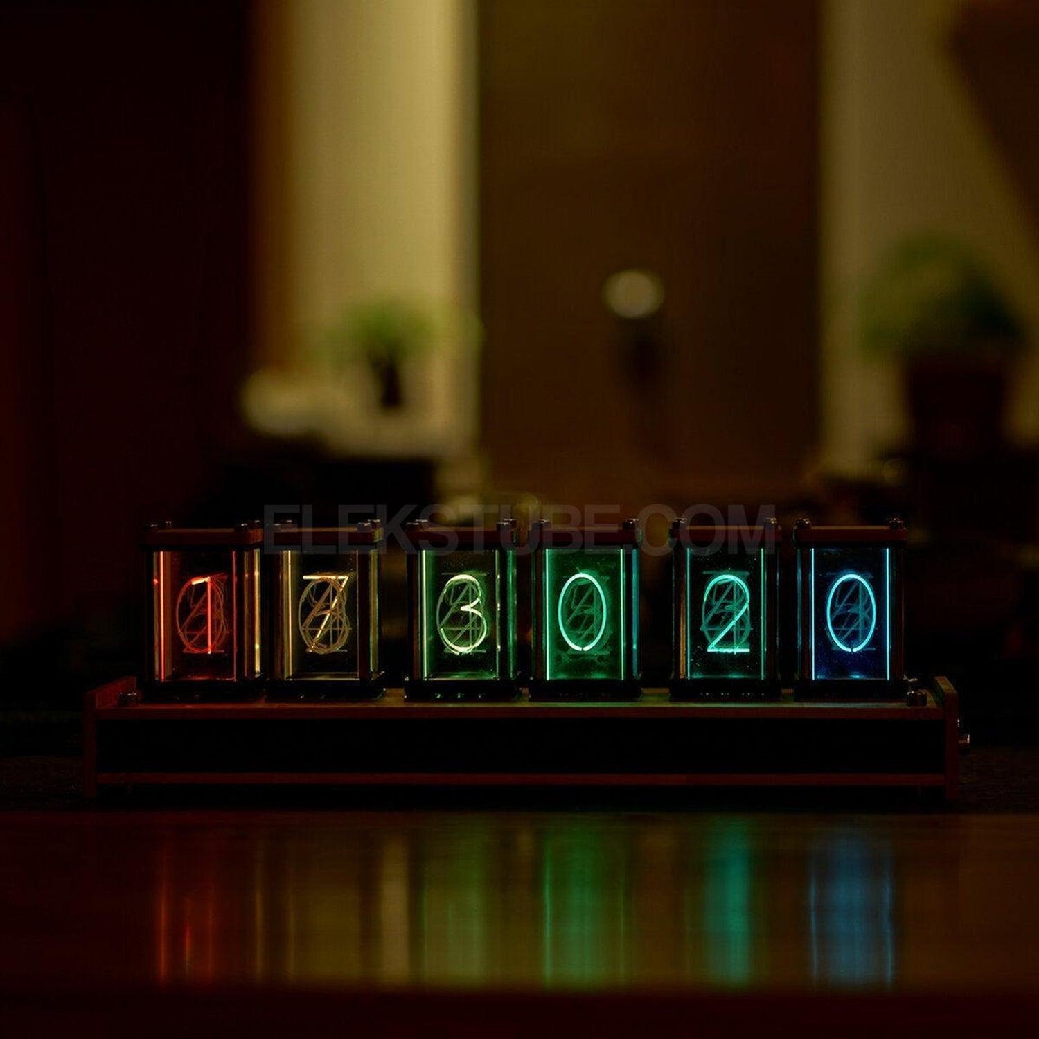 Elekstube R 6-Bit Kit Electronic Led Luminous Retro Glows Analog Nixie Tube Clock - EleksTube IPS Global - EleksMaker