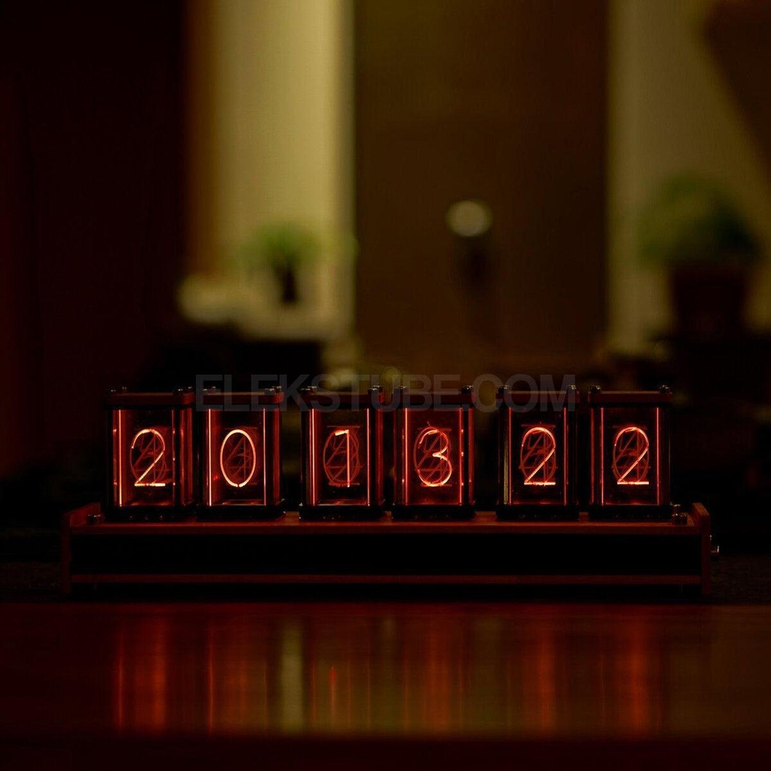 Elekstube R 6-Bit Kit Electronic Led Luminous Retro Glows Analog Nixie Tube Clock - EleksTube IPS Global - EleksMaker