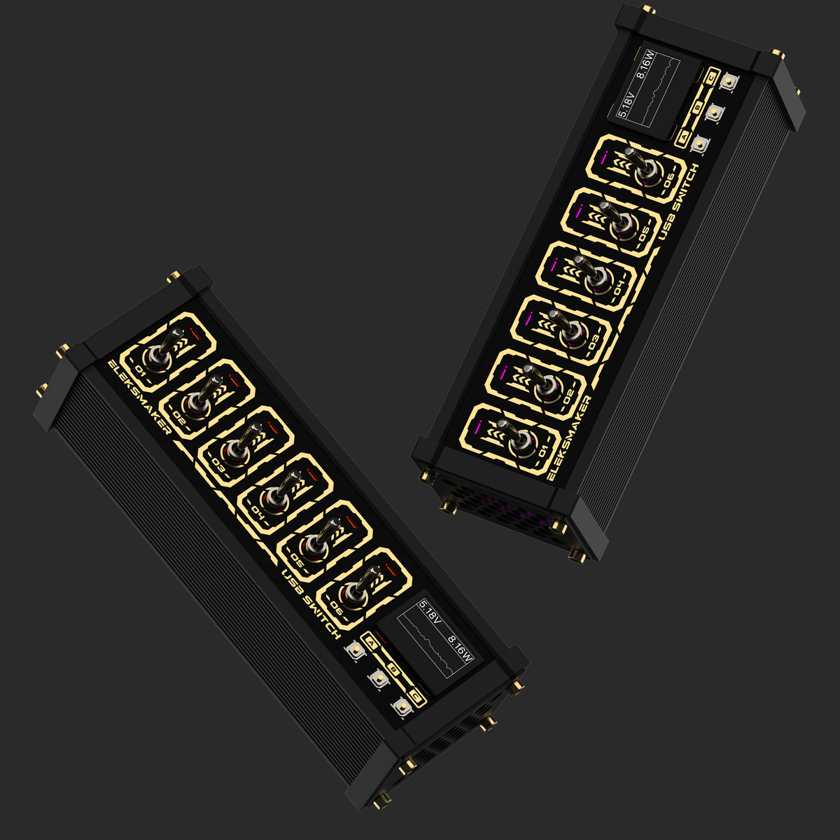 MK5 Modular USB Hub | Block Switch Hub | EleksMaker Official
