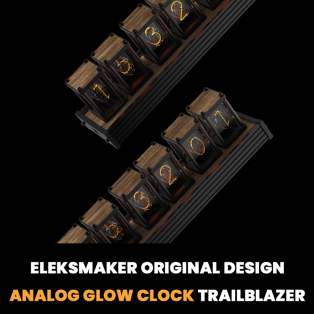 Elekstube R 6-Bit Kit Electronic Led Luminous Retro Glows Analog Nixie Tube Clock
