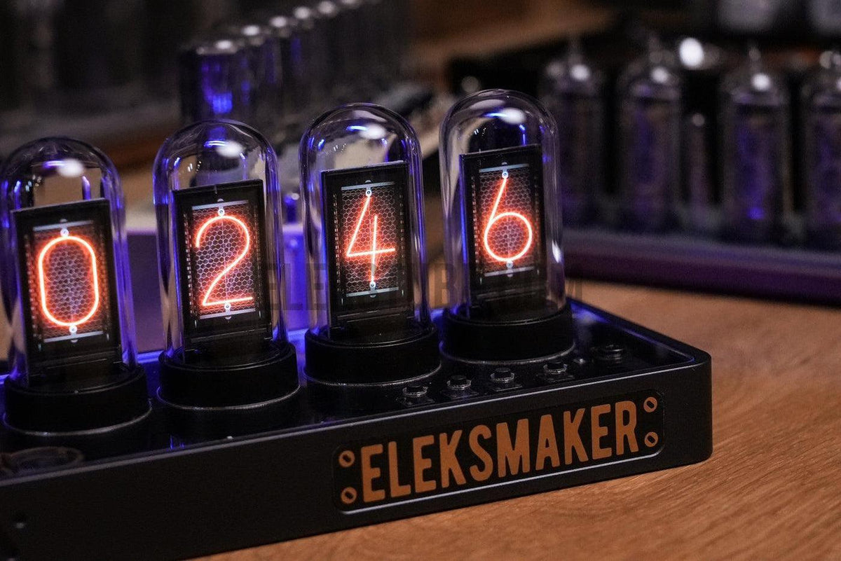 EleksTube IPS PRO — CNC Aluminum 6-Bit Nixie Tube Clock