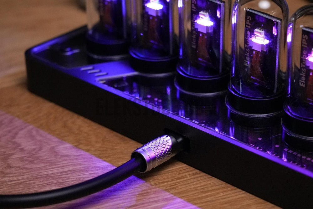 EleksTube IPS PRO — CNC Aluminum 6-Bit Nixie Tube Clock