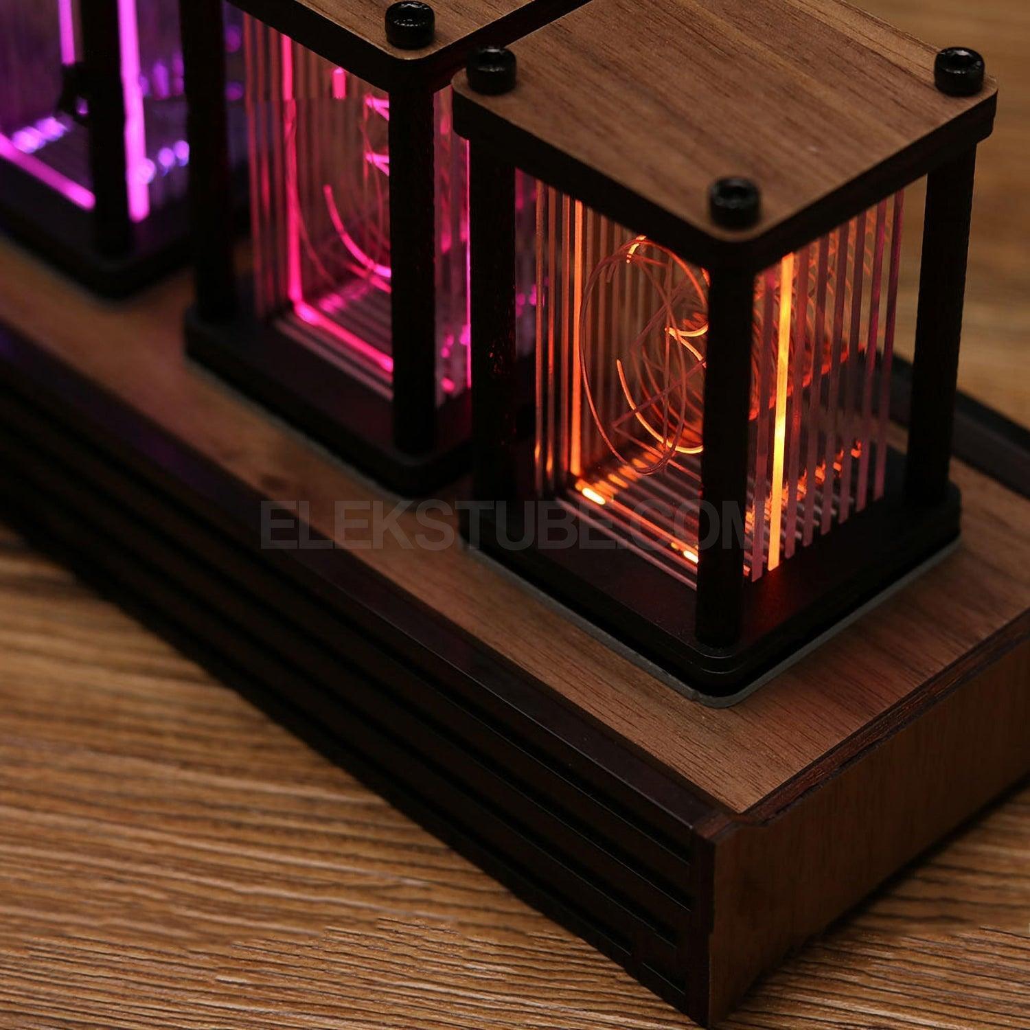 Elekstube R 6-Bit Kit Electronic Led Luminous Retro Glows Analog Nixie Tube Clock - EleksTube IPS Global - EleksMaker